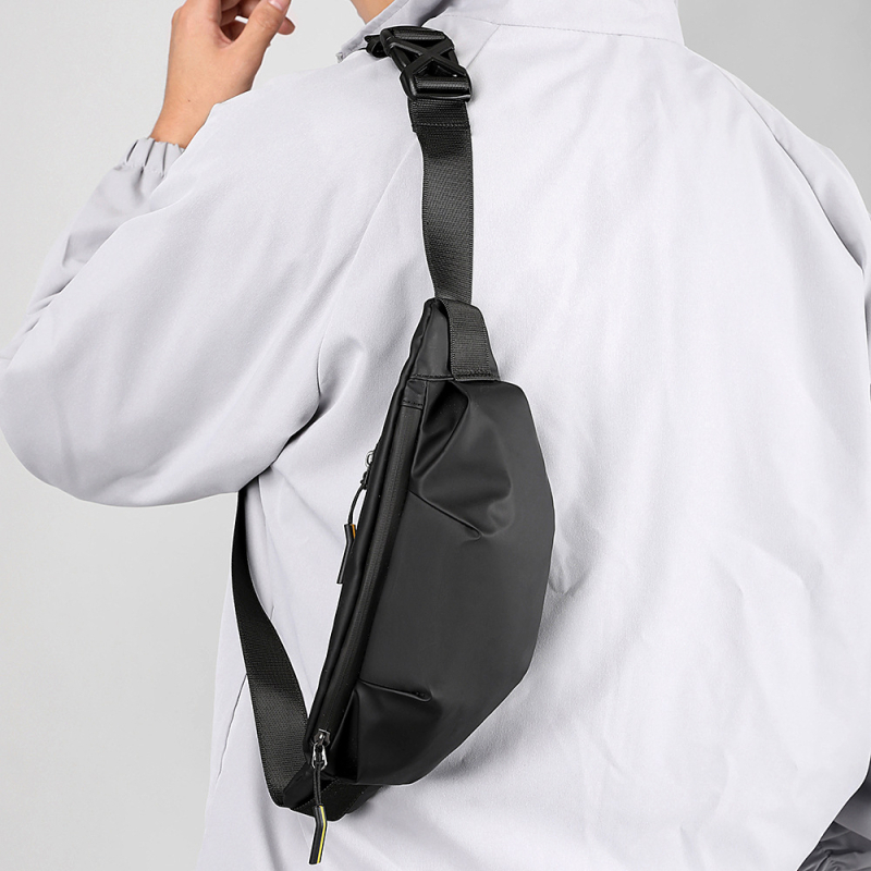 Muška prsna torbica, unisex stil, Oxford tkanina, PU podstava, vodootporna, za slobodno vrijeme putovanja