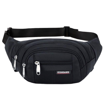 Muška pojasna torba: vodootporna, velika kapaciteta, poliester, Oxford podstava