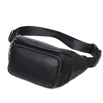 Genți de talie pentru bărbați JD310 - Piele naturală, Primul strat de piele de vițel, Anti-furt, Călătorii de recreere