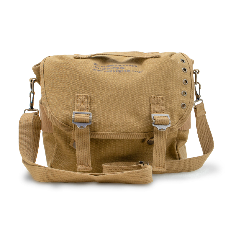 Madden Workwear M1961 muška pamučna crossbody torbica, proširiva, jednobojni uzorak, pamukova podstava