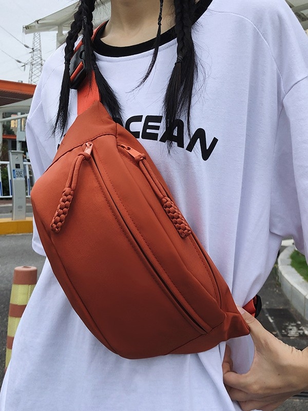 Geantă crossbody pentru bărbați, stil urban simplu, material Oxford, ultra-ușoară, rezistentă la uzură, căptușeală poliester