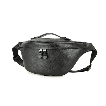 Ανδρική ζώνη-τσάντα από γνήσιο δέρμα - Πρώτο στρώμα βοδινού δέρματος, αδιάβροχη, με ενδιάμεσο στρώμα, στυλ δρόμου