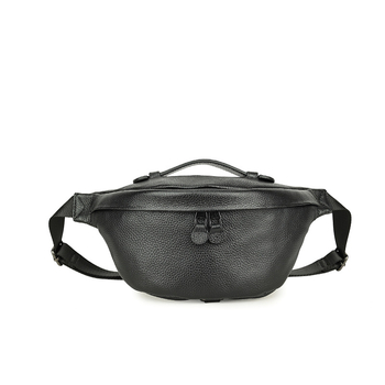 Ανδρική ζώνη-τσάντα από γνήσιο δέρμα - Πρώτο στρώμα βοδινού δέρματος, αδιάβροχη, με ενδιάμεσο στρώμα, στυλ δρόμου