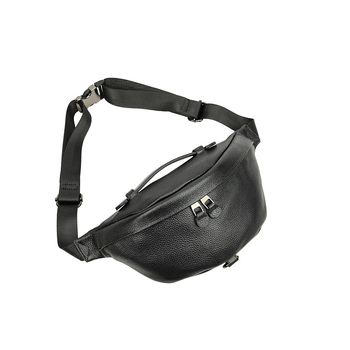 Ανδρική ζώνη-τσάντα από γνήσιο δέρμα - Πρώτο στρώμα βοδινού δέρματος, αδιάβροχη, με ενδιάμεσο στρώμα, στυλ δρόμου