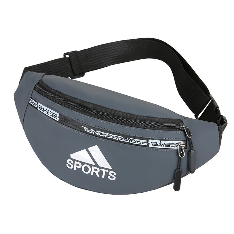 Férfi derék táska – Oxford anyag, vízálló, egyszínű mintázat, poliészter bélés, szabadidős utazásokhoz