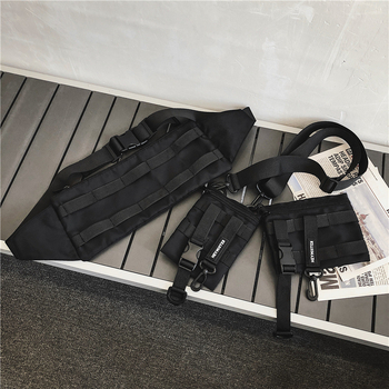 Muška chest bag, prozračan dizajn, najlon tijelo, poliester podstava, branda heymister