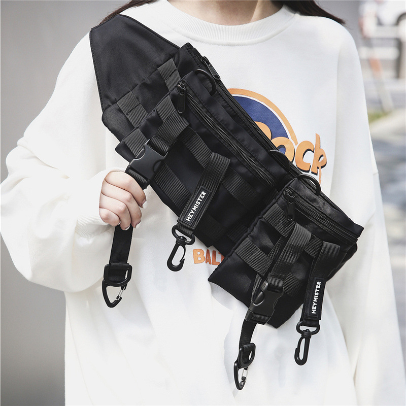Muška chest bag, prozračan dizajn, najlon tijelo, poliester podstava, branda heymister