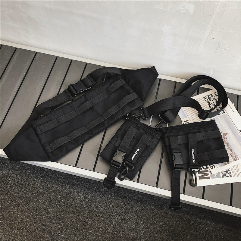 Muška chest bag, prozračan dizajn, najlon tijelo, poliester podstava, branda heymister