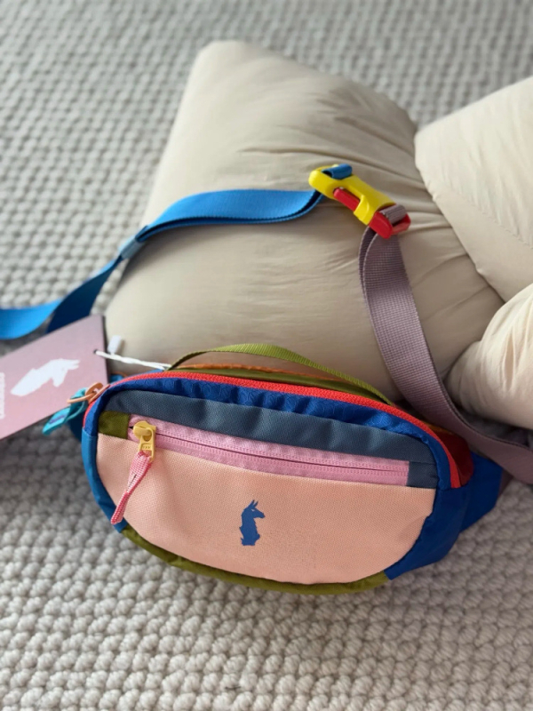 Krosbody sportska torba za pojas — kapacitet 1.5 L, najlon, lagana, prozračna, unisex