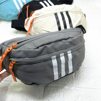 Férfi derék táska – városi minimalist stílus, Oxford anyag, kopásálló, egyszínű, 2025 tavasz, szabadidős használatra