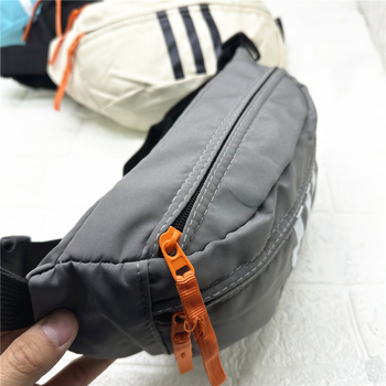 Férfi derék táska – városi minimalist stílus, Oxford anyag, kopásálló, egyszínű, 2025 tavasz, szabadidős használatra