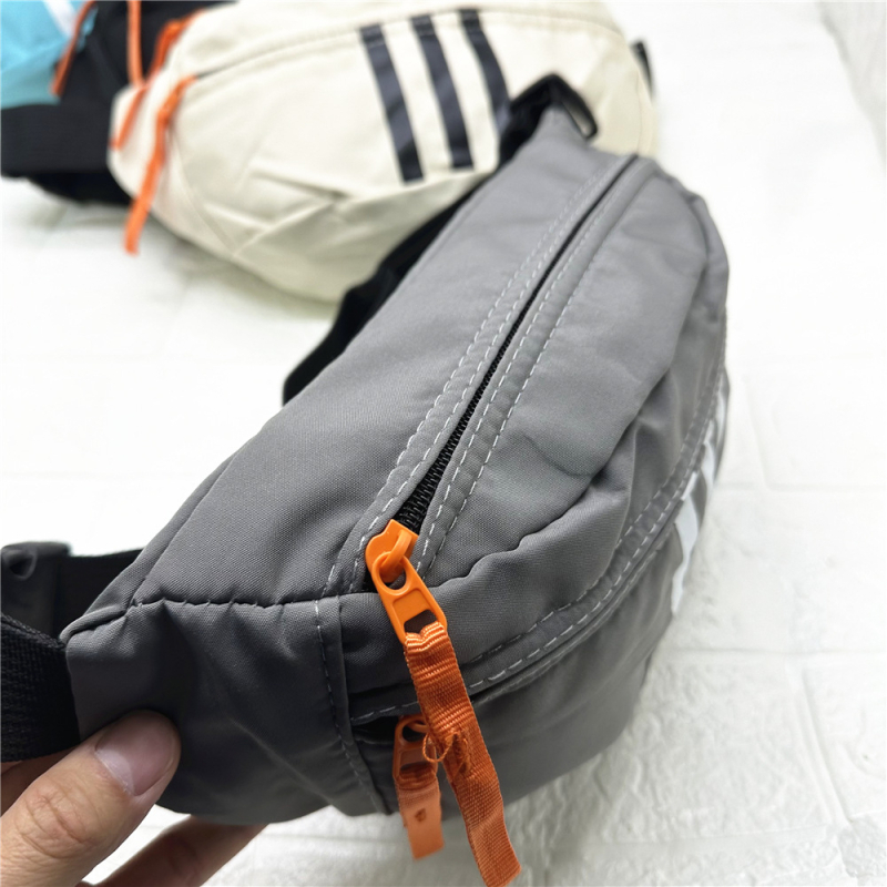 Férfi derék táska – városi minimalist stílus, Oxford anyag, kopásálló, egyszínű, 2025 tavasz, szabadidős használatra