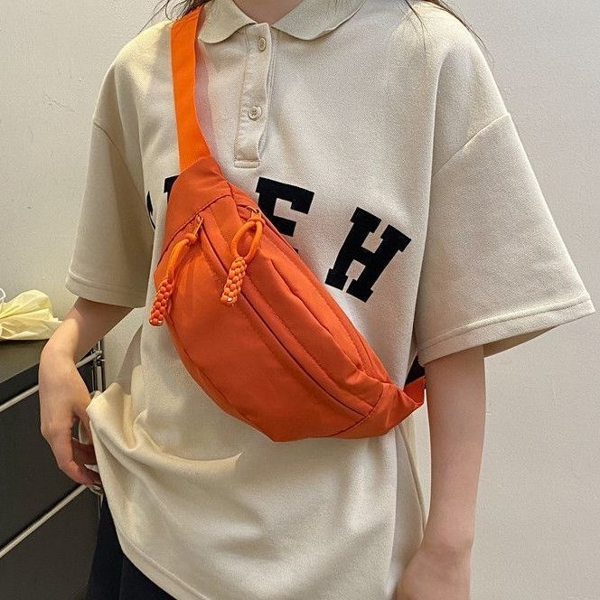 Sportska pojasna torbica visokog kapaciteta, ženska crossbody torba za svakodnevnu upotrebu i putovanja (Materijal: poliester; Podstava: najlon; Stil: ležerno; Pogodno za ledene i snježne sportove)