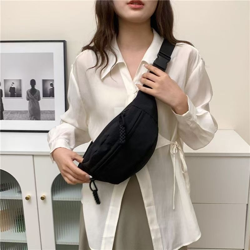Sportska pojasna torbica visokog kapaciteta, ženska crossbody torba za svakodnevnu upotrebu i putovanja (Materijal: poliester; Podstava: najlon; Stil: ležerno; Pogodno za ledene i snježne sportove)