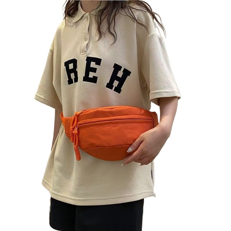 Sportska pojasna torbica visokog kapaciteta, ženska crossbody torba za svakodnevnu upotrebu i putovanja (Materijal: poliester; Podstava: najlon; Stil: ležerno; Pogodno za ledene i snježne sportove)