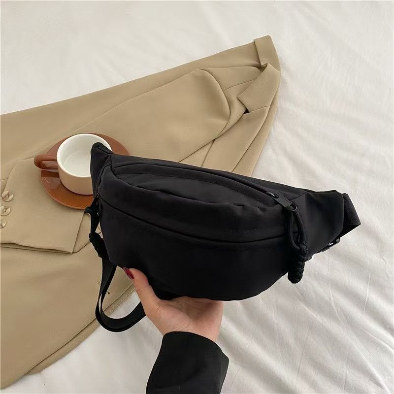Sportska pojasna torbica visokog kapaciteta, ženska crossbody torba za svakodnevnu upotrebu i putovanja (Materijal: poliester; Podstava: najlon; Stil: ležerno; Pogodno za ledene i snježne sportove)