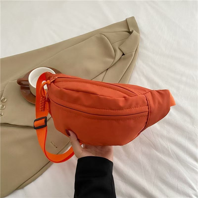 Sportska pojasna torbica visokog kapaciteta, ženska crossbody torba za svakodnevnu upotrebu i putovanja (Materijal: poliester; Podstava: najlon; Stil: ležerno; Pogodno za ledene i snježne sportove)