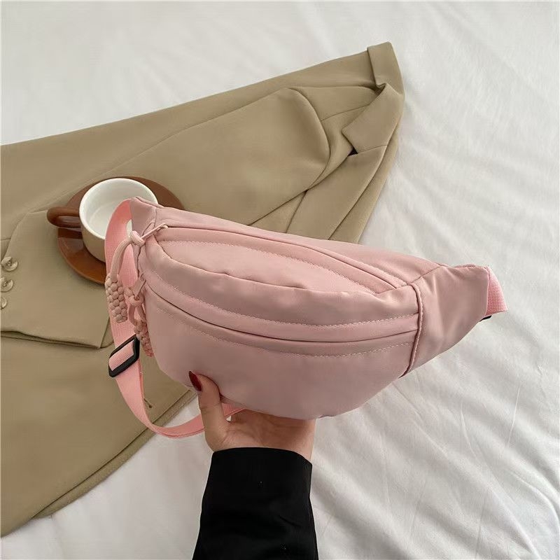 Sportska pojasna torbica visokog kapaciteta, ženska crossbody torba za svakodnevnu upotrebu i putovanja (Materijal: poliester; Podstava: najlon; Stil: ležerno; Pogodno za ledene i snježne sportove)