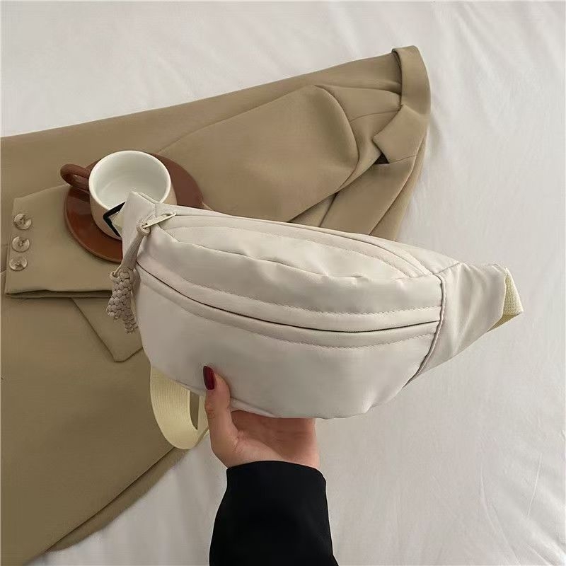 Sportska pojasna torbica visokog kapaciteta, ženska crossbody torba za svakodnevnu upotrebu i putovanja (Materijal: poliester; Podstava: najlon; Stil: ležerno; Pogodno za ledene i snježne sportove)