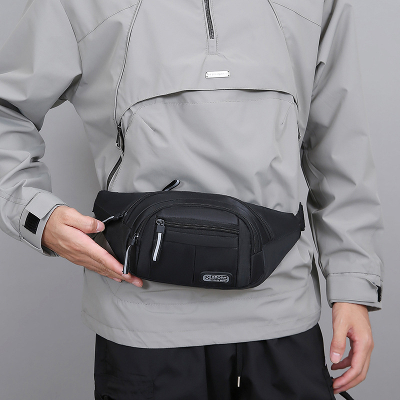 Datai canvas sportska torbica za muškarce — prozračna, otporna na habanje, velika kapaciteta, Cross-body dizajn