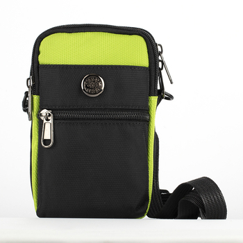 Muška najlonska torbica za pojas s pretincem za telefon i putovnicu, crossbody, ulični stil, proširiva