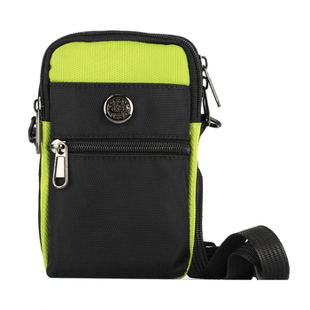 Muška najlonska torbica za pojas s pretincem za telefon i putovnicu, crossbody, ulični stil, proširiva