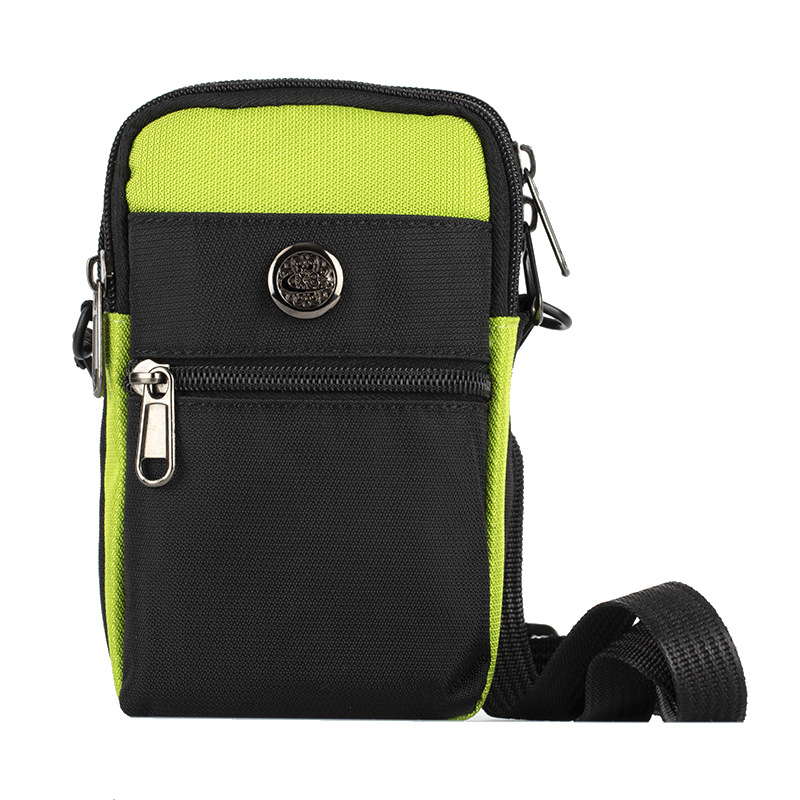 Muška najlonska torbica za pojas s pretincem za telefon i putovnicu, crossbody, ulični stil, proširiva