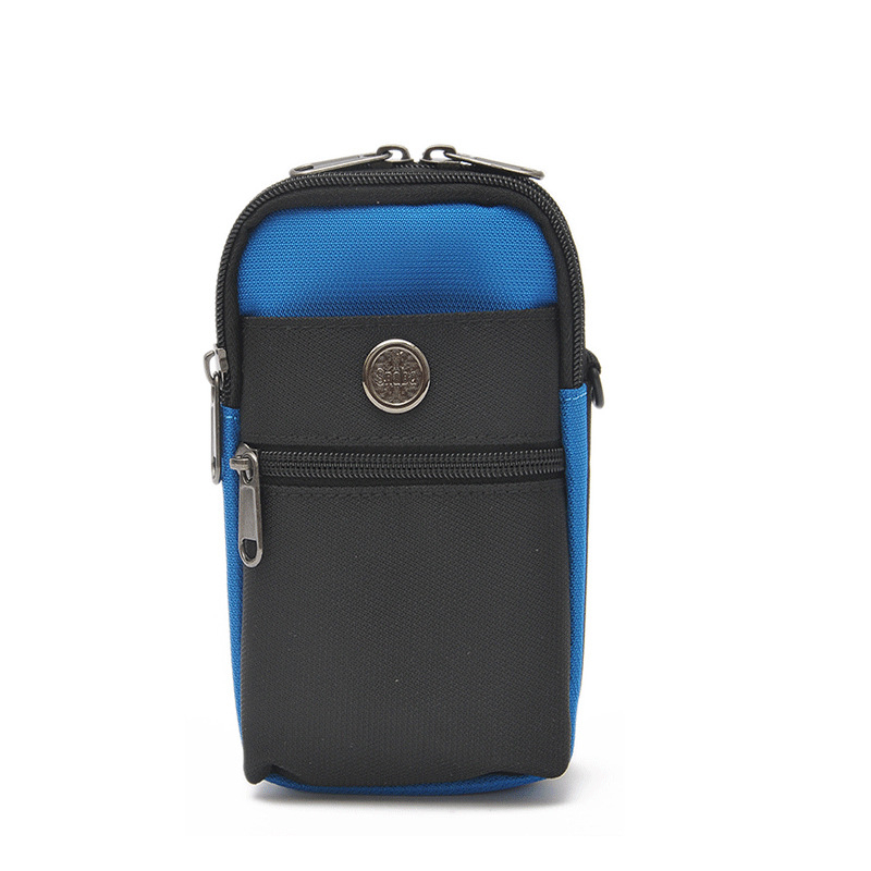 Muška najlonska torbica za pojas s pretincem za telefon i putovnicu, crossbody, ulični stil, proširiva