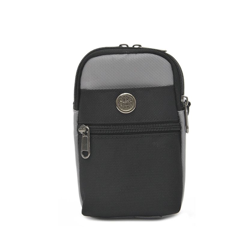 Muška najlonska torbica za pojas s pretincem za telefon i putovnicu, crossbody, ulični stil, proširiva