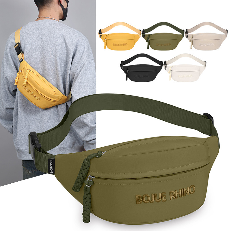 Sportska pojasna torba, ultralaka, kompaktna, unisex, nosena preko tijela, Oxford plat, prozračna, za aktivnosti na otvorenom