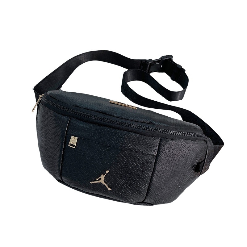 Muška PU torba za struk, crossbody dizajn, prozračna i vodootporna tkanina, mladi kampus stil, uzorak osobe, podstava od poliestera