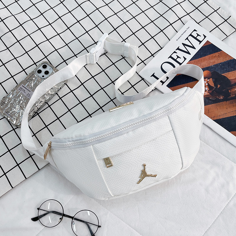 Muška PU torba za struk, crossbody dizajn, prozračna i vodootporna tkanina, mladi kampus stil, uzorak osobe, podstava od poliestera