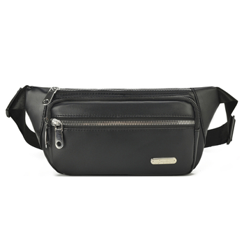 Uniszex deréktáska — Többszintes tároló rekesz telefontartóval, vízálló PU bőr, márka Niu wuzhou, 8 hüvelykes tablet kompatibilis