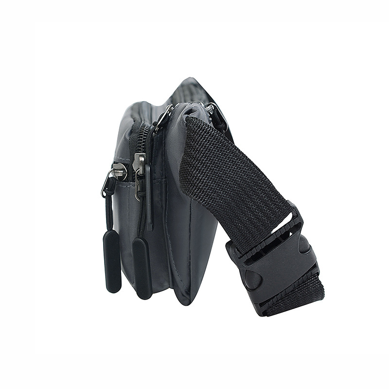 Férfi deréktáska — nagy kapacitású, vízálló poliészter, Oxford béléssel, városi egyszerű stílus, ideális szabadidős utazásokhoz (2025 tavasz)