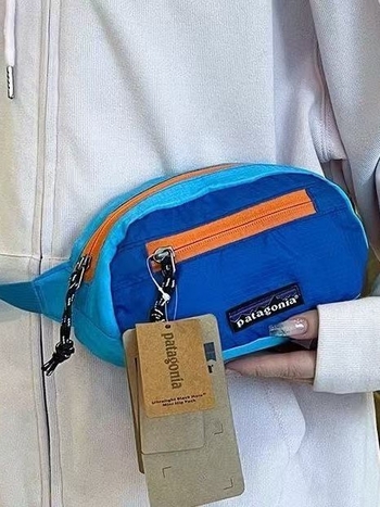 Najlonska pojasna torba za muškarce, unisex stil, prozračna, vodootporna, ultralaka, geometrijski uzorak, podstava od poliester