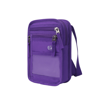 Putna crossbody torba s RFID zaštitom za putovnicu i telefon — materijal 900D drum tkanina, vodootporna, lagana, otporna na habanje