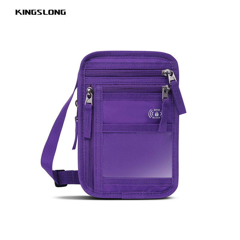Putna crossbody torba s RFID zaštitom za putovnicu i telefon — materijal 900D drum tkanina, vodootporna, lagana, otporna na habanje