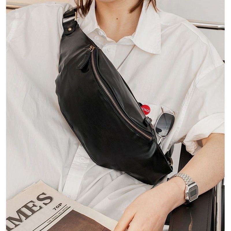 Muška torbica za prsa, ulični stil, PU koža, model XM20444-Chest Bag, Fairy Wood, otporna na habanje