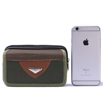 Geantă de talie pentru bărbați din pânză, respirabilă, fără căptușeală, pentru timpul liber