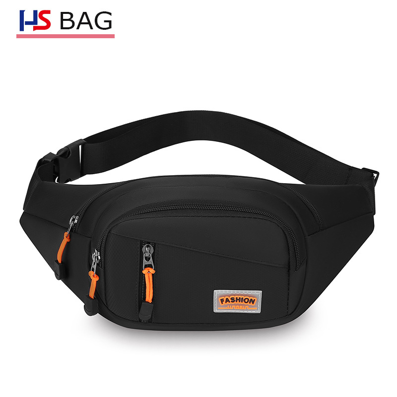 Geantă de talie pentru bărbați, outdoor: rezistentă la apă, rezistentă la uzură, cu capacitate mare, din Oxford, curea crossbody pentru călătorii