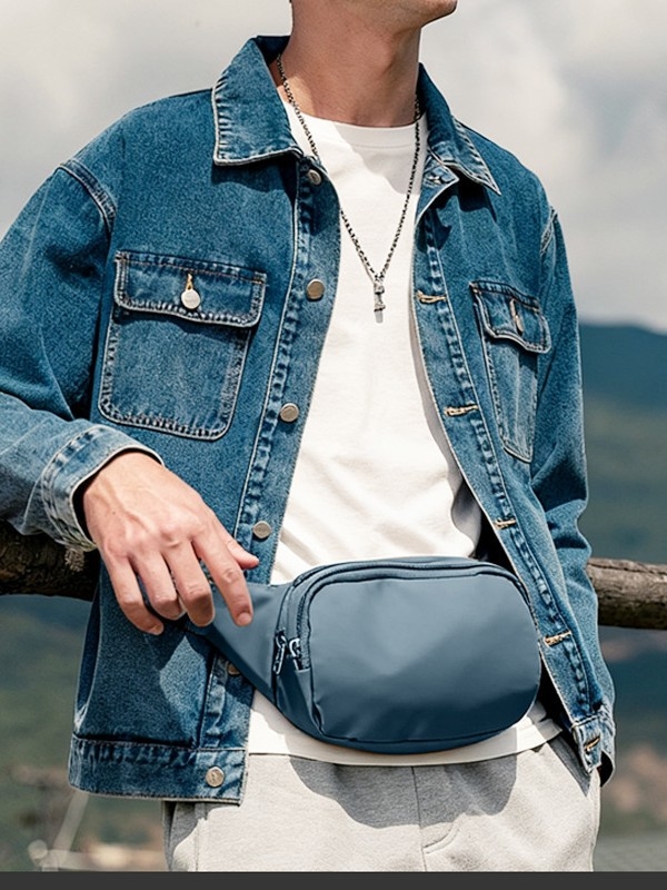 Sportska torbica oko pojasa od Taslana, ultra lagana, unisex, za outdoor sportove, s poliesterom unutar