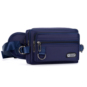 Borsetă bărbătească din Oxford, impermeabilă, buzunar pentru dispozitiv de 8 inci, stil stradal crossbody