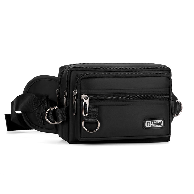 Borsetă bărbătească din Oxford, impermeabilă, buzunar pentru dispozitiv de 8 inci, stil stradal crossbody