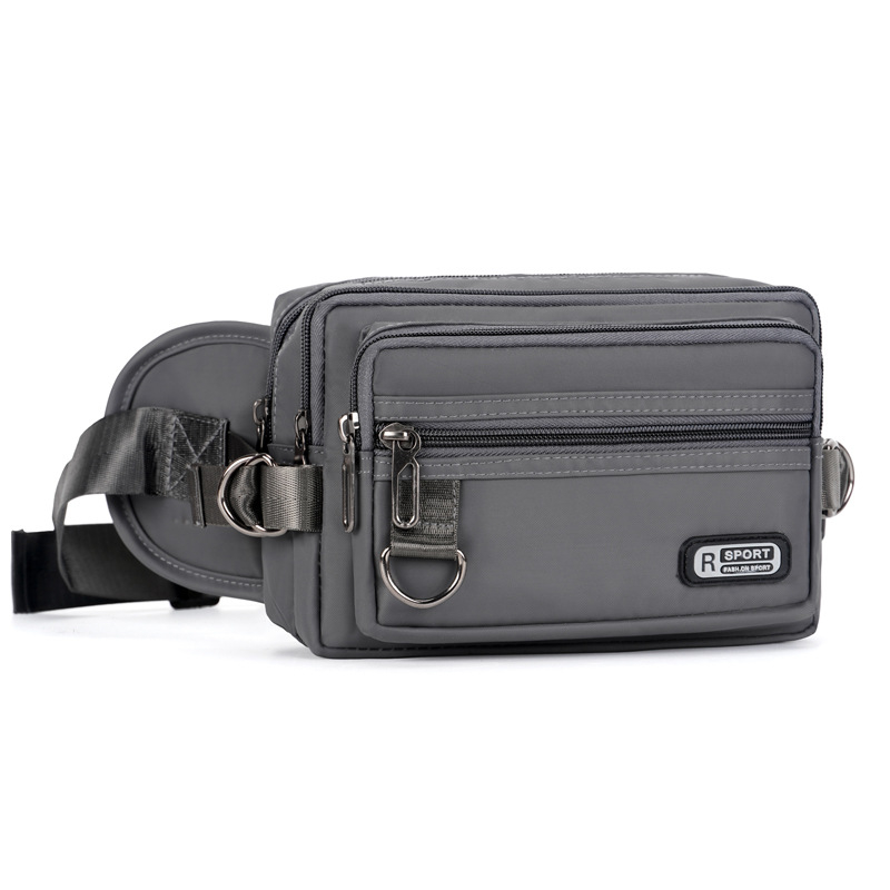 Borsetă bărbătească din Oxford, impermeabilă, buzunar pentru dispozitiv de 8 inci, stil stradal crossbody