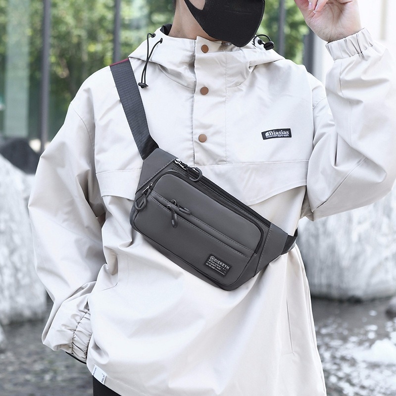 Crossbody sportska pojas torba – Oxford tkanina, vodootporna, otporna na habanje, unisex, za vanjsku upotrebu