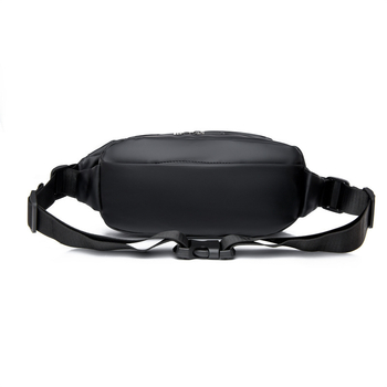 Geantă de piept pentru bărbați – impermeabil, material Oxford, căptușeală din poliester, imprimeu solid, pentru utilizare zilnică