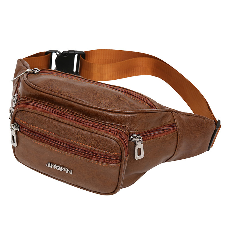 Geantă de talie pentru bărbați, stil stradal, material impermeabil, rezistență la uzură, pentru relaxare și călătorii (vara 2025)