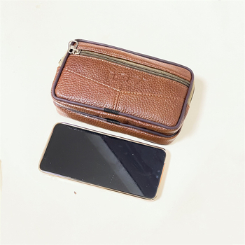 Geantă talie din piele PU pentru telefon, impermeabilă, căptușeală din nailon, model cu litere, compatibilă cu dispozitiv de 8 inch