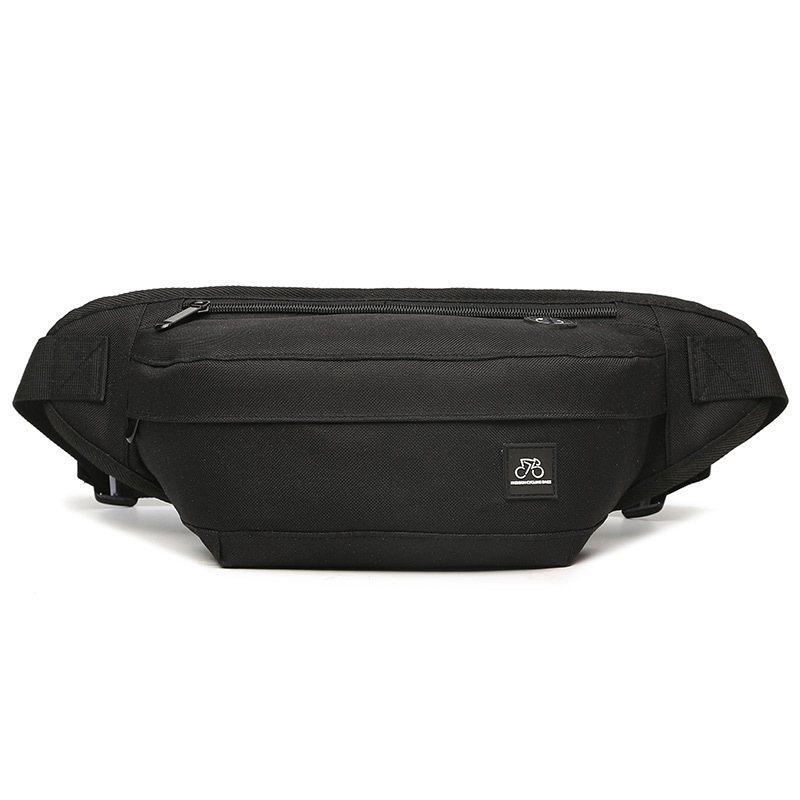 Geantă de talie pentru bărbați, nylon, respirabilă, culoare solidă, stil urban