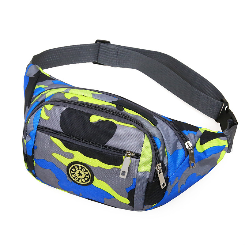 Geantă talie sport – Nailon; Impermeabilă, Ultra-ușoară, Rezistentă la uzură, Rezistentă la cutremure; Model dungi (Material: Nylon; Caracteristici: Impermeabilă, Ultra-ușoară, Rezistentă la uzură, Rezistentă la cutremure)